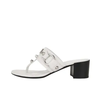 Balenciaga Flip Flops 5cm Women's White