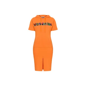 MOSCHINO Short-Sleeved Dresses Women's Orange