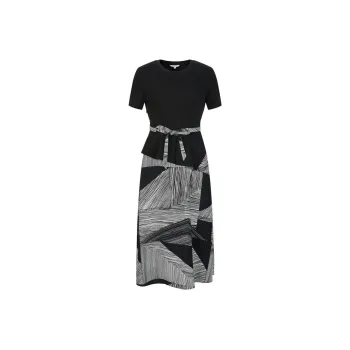 JZ. ANNAKRO Short-Sleeved Dresses Women's Heather Black