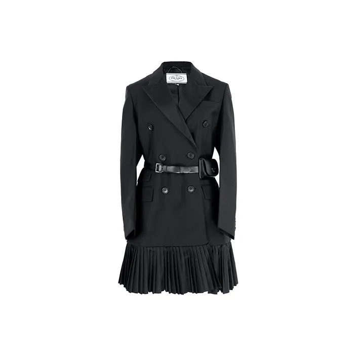 PRADA Long Sleeved Dress Women's Black-0