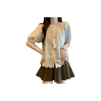 Mu Xiao Xin Chiffon Shirt Women's