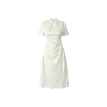 COVT Short-Sleeved Dresses Women's Cream Apricot