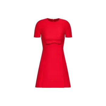 Valentino Short-Sleeved Dresses Women's Red