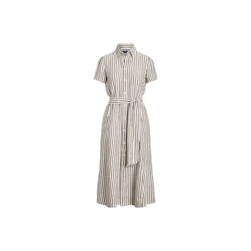 Polo Ralph Lauren Short-Sleeved Dresses Women's Light Brown