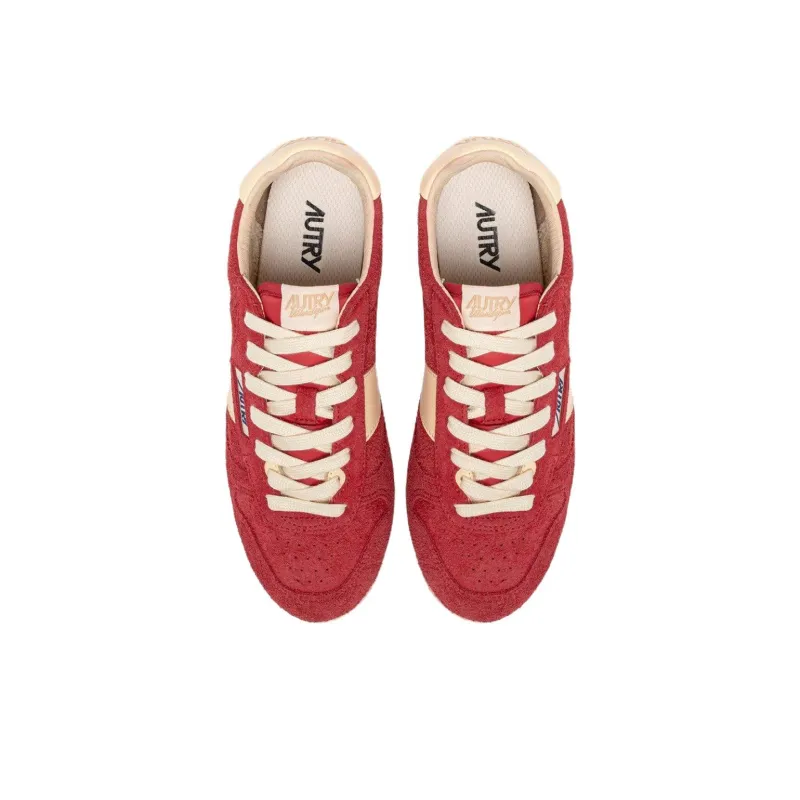 AUTRY Windspin Abrasion Resistant Low Top Casual Shoes Women's Red-2