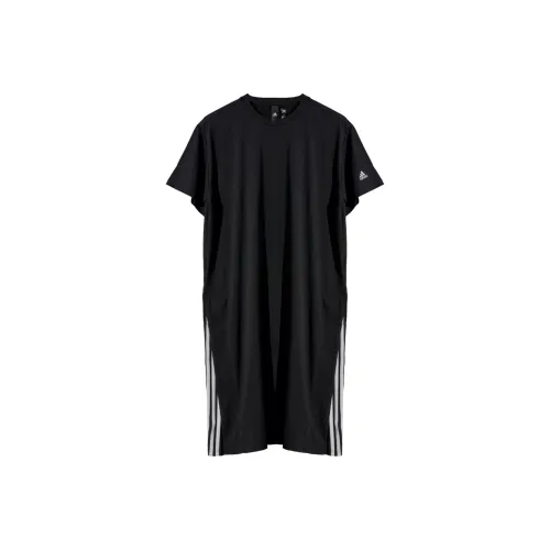 Adidas Short Sleeved Dress Women's Black