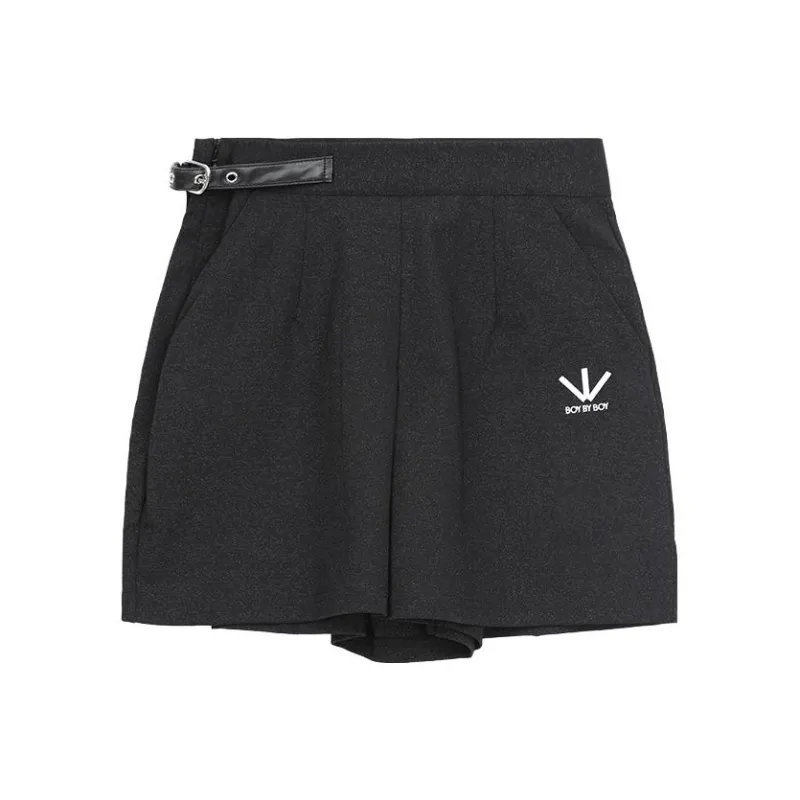 BOY BY BOY Casual Shorts Women's Black-0