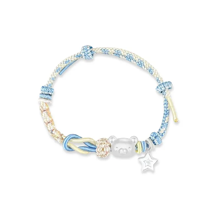 SINO GEM S 999 Fine Silver Bracelets Unisex-15