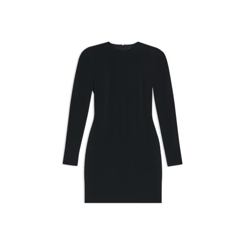 Balenciaga Twill Mini Dress 'Black'