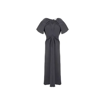 VIKTORIACHAN Short-Sleeved Dresses Women's Dark Gray