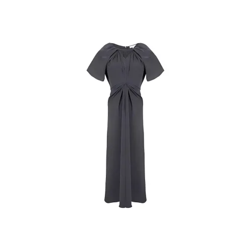 VIKTORIACHAN Short-Sleeved Dresses Women's Dark Gray
