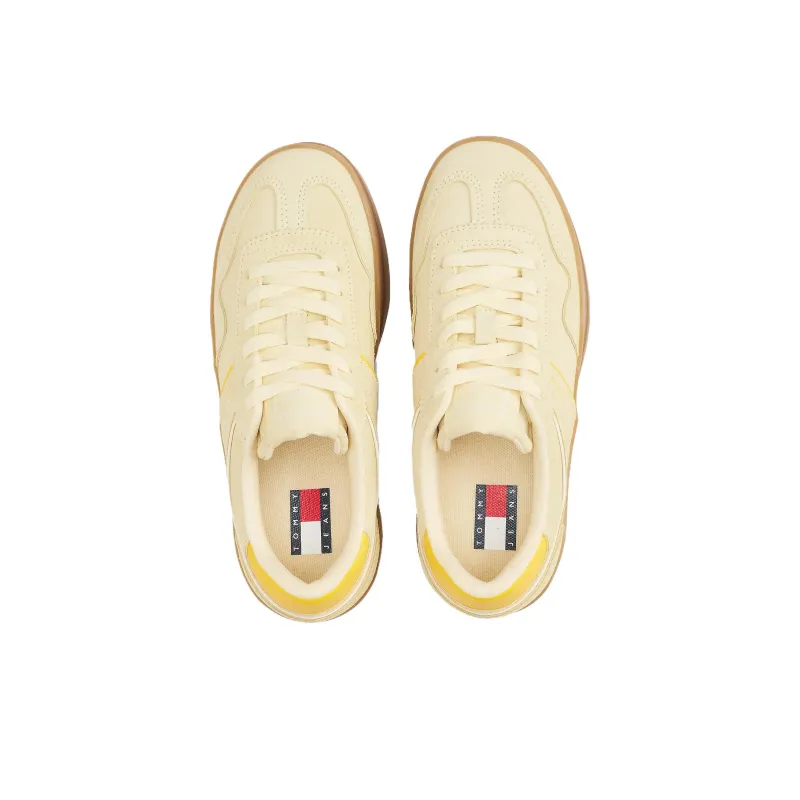 Tommy Hilfiger Trainers Greenwich Low Top Skateboard Shoes Women's Yellow-3