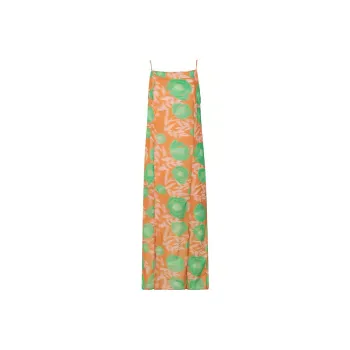 GANNI Floral-print Slip Dress