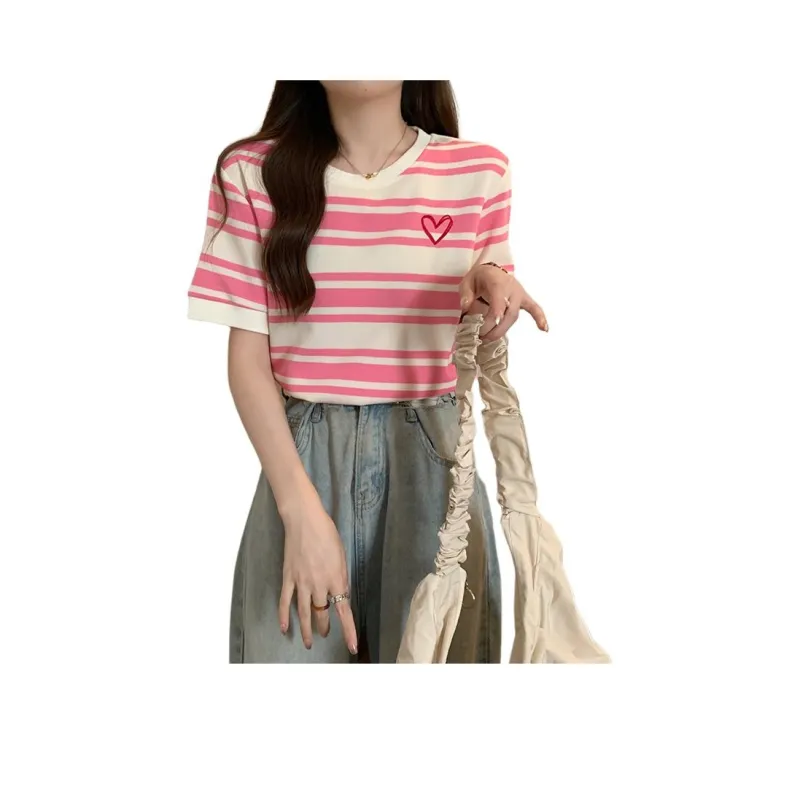 Mu Xiao Xin Set in Sleeve T Shirt Women's-0