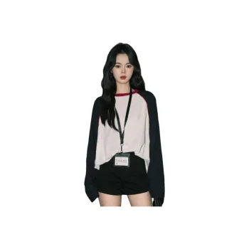 FOREVER 21 Raglan Sleeve T Shirt Women's White