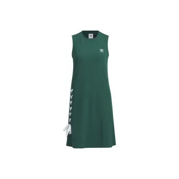 adidas originals Logo Print Sleeveless Jumpsuit 'Green'