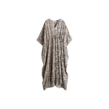 H&M ANAMIKA KHANNA Collaboration Short-Sleeved Dresses Women's Cream