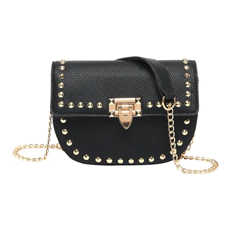TOUTSEUL YOLO PU Saddle Bag, Shoulder Bag Women's Black/Red/Khaki/Brown/Pink-0