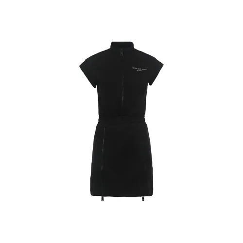 VERSACE JEANS COUTURE Embroidered logo Sweatshirt Dress