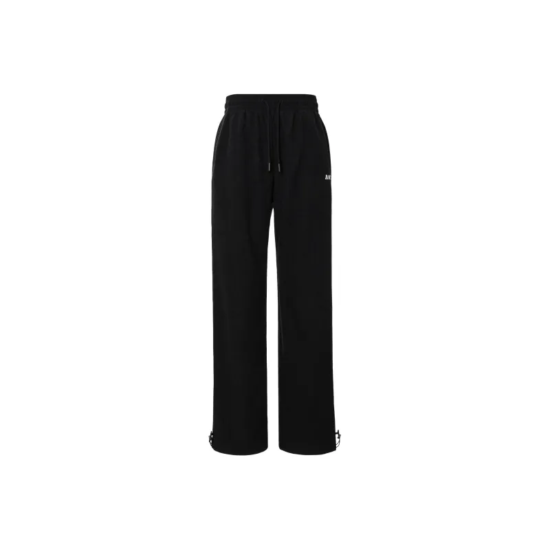 Anta Knitted Sweatpants Women's Basic Black-0