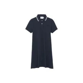 Maison Kitsune Short Sleeved Dresses Women's Navy Blue