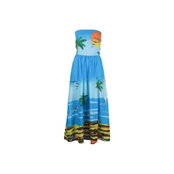 GANNI Sleeveless Dresses Women's Multicolor