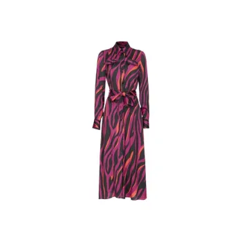PINKO Graphic print Belted Shirtdress