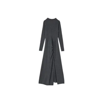 Sandro Long Sleeved Dresses Women's Gray