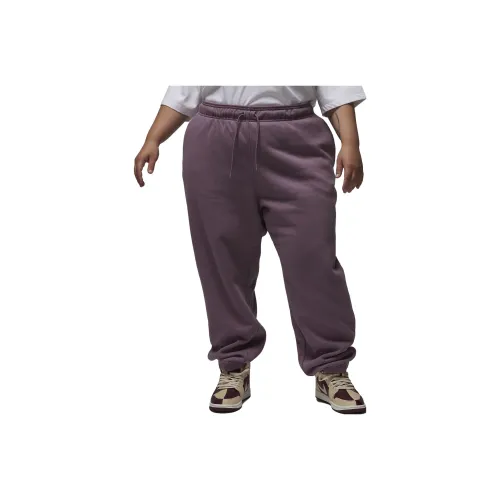 jordan 7.5us Brooklyn Brooklyn Fleece Knitted Sports Pants Women's Purple