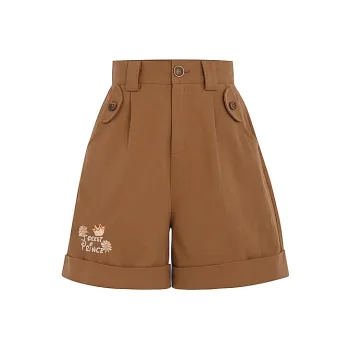Disney X SNBL Casual Shorts Women's Dark Brown