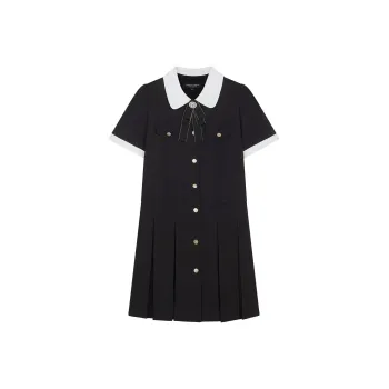 Teenie Weenie Short Sleeved Dress Women's Black