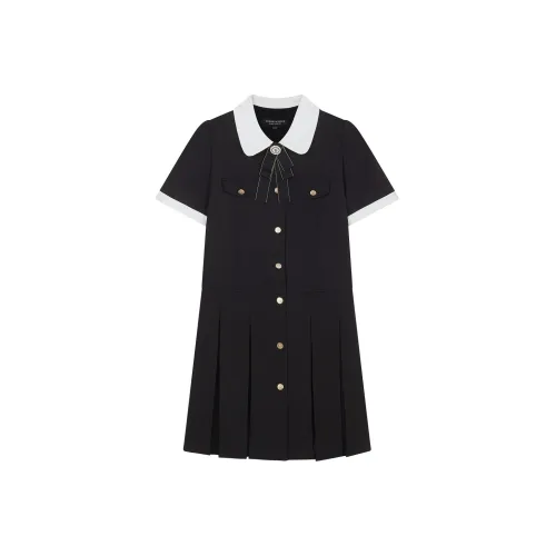 Teenie Weenie Short Sleeved Dress Women's Black