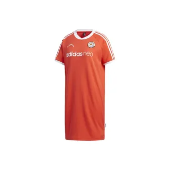 Adidas Neo Short Sleeved Dresses Women's Light Red