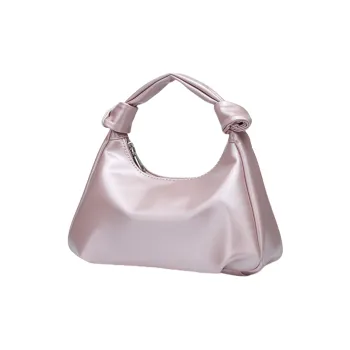 OCTSUI PU Handbag Women's Pink/Black/Ecru
