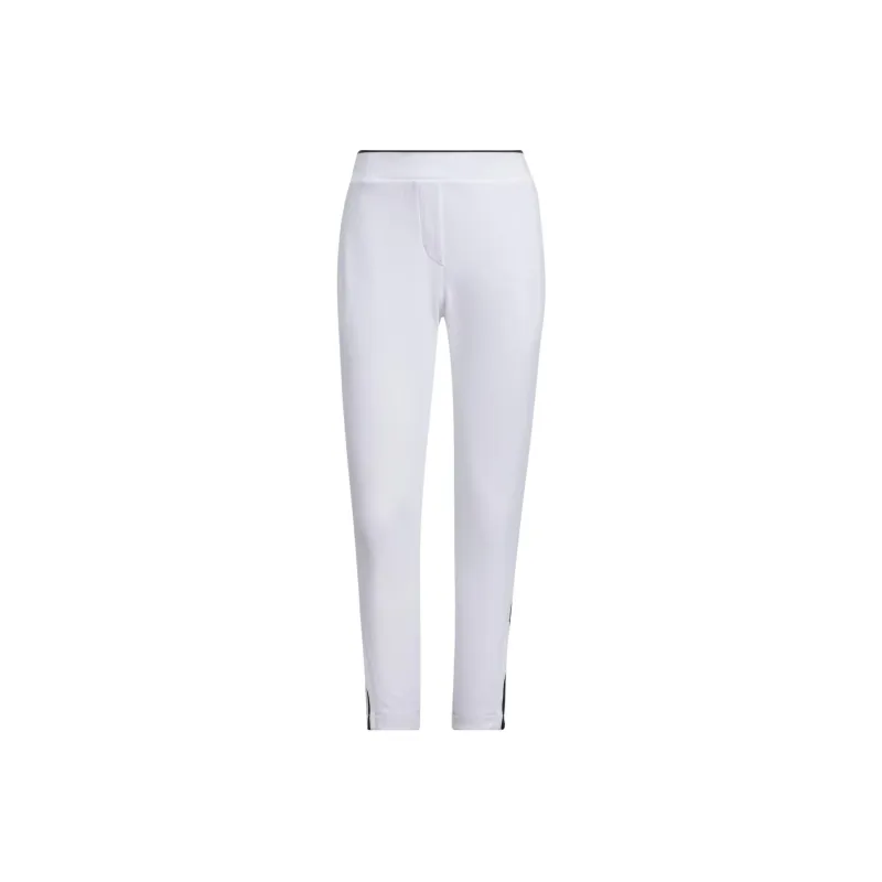 Adidas Aeroready 3 Stripes 7/8 Pants Knitted Sweatpants Women's White-0