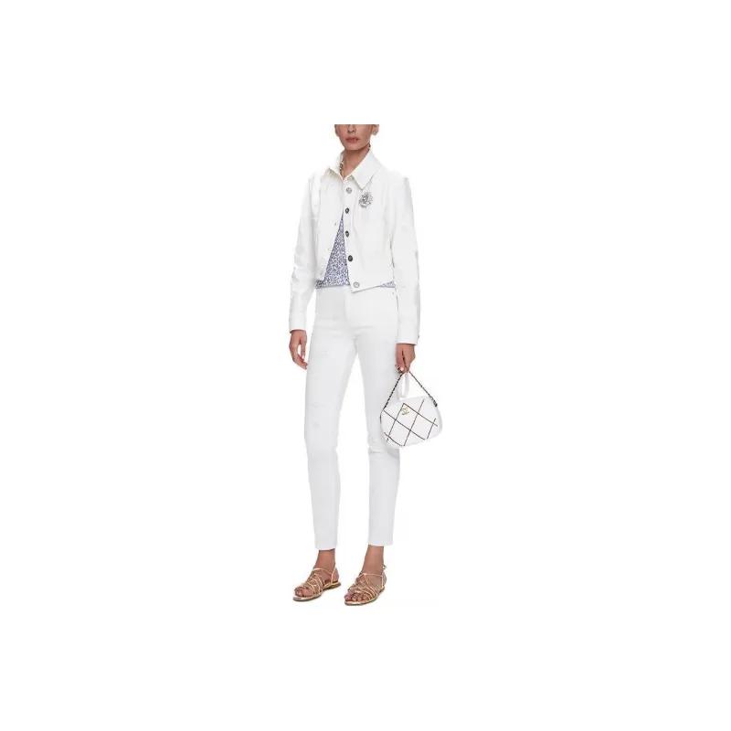 CHANEL Jeans Women's White-0