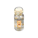 Planet Double-Lid Plastic Cup[Heart Bear]