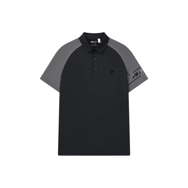FILA Golf Series Polo Shirt Men's Pitch Black-0