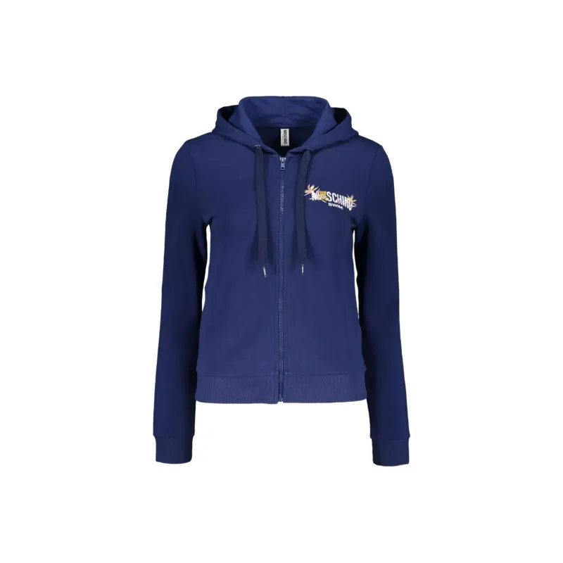 MOSCHINO Logo print Zip up Hoodie-1
