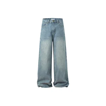 Flowers in water Jeans Unisex Blue
