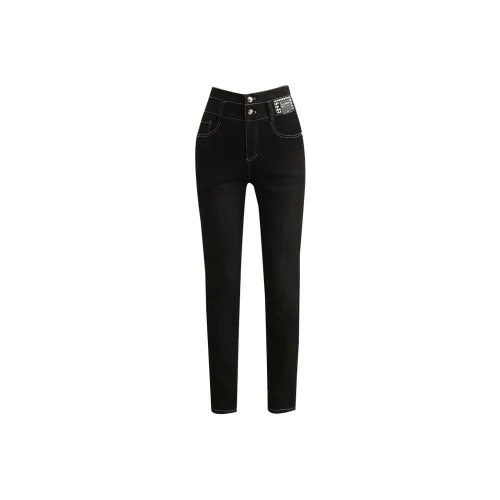 E.BECKY Jeans Women's Black
