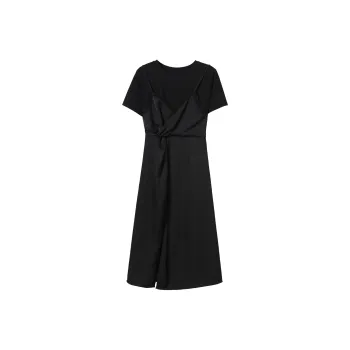 BASIC HOUSE Short-Sleeved Dresses Women's Black