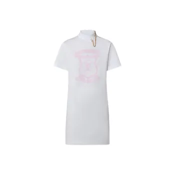 LOUIS VUITTON SS22 Short Sleeved Dress Women's White