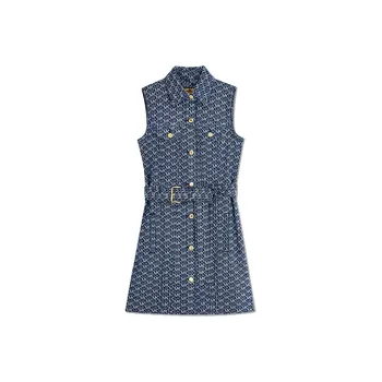MICHAEL KORS Sleeveless Dresses Women's Denim Blue