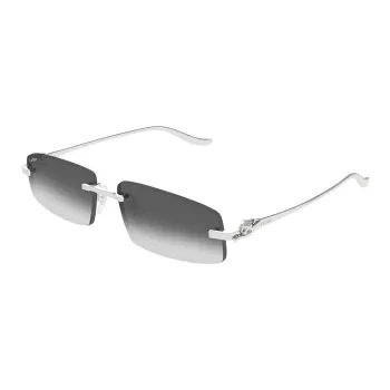 Cartier Eyewear Rectangle Frame Sunglasses