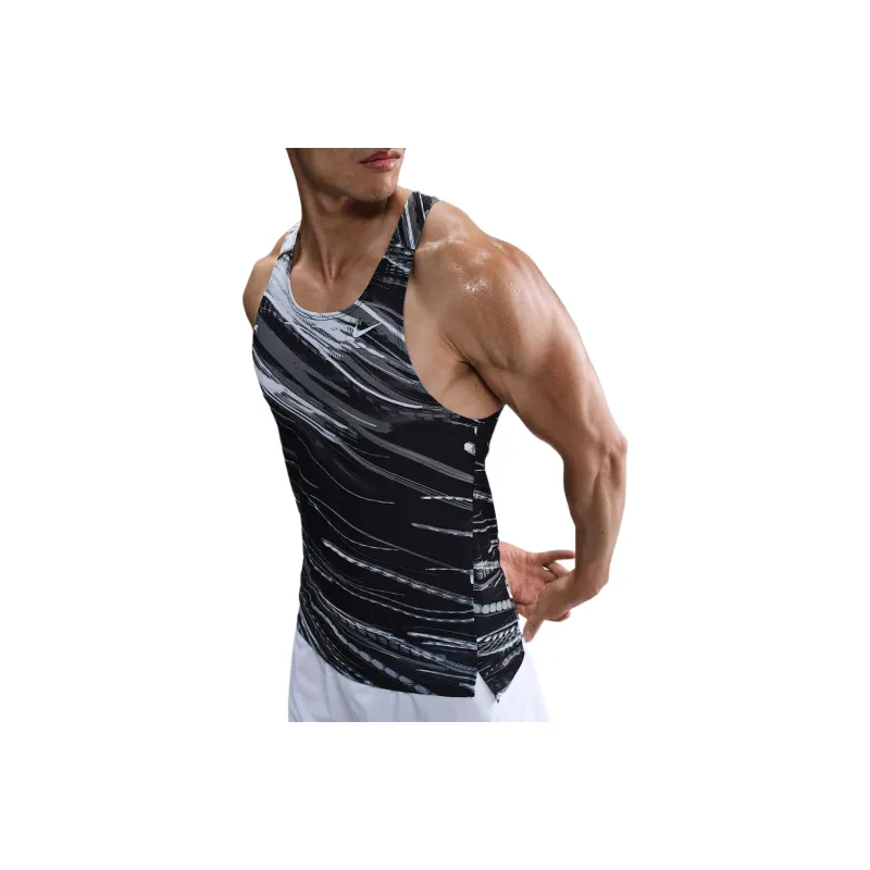 Nike Dri Fit Top Men's Black White-0