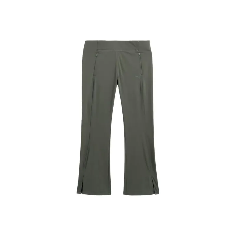 PUMA Knitted Sweatpants Women's Olive Green-0