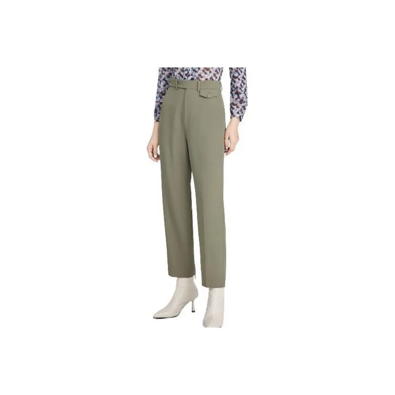 JZ. ANNAKRO Suit Trousers Women's Army Green-0