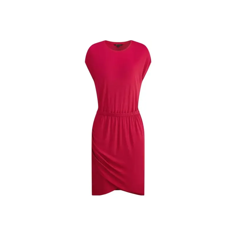 ARMANI EXCHANGE Short Sleeved Dresses Women's Rose Red-0
