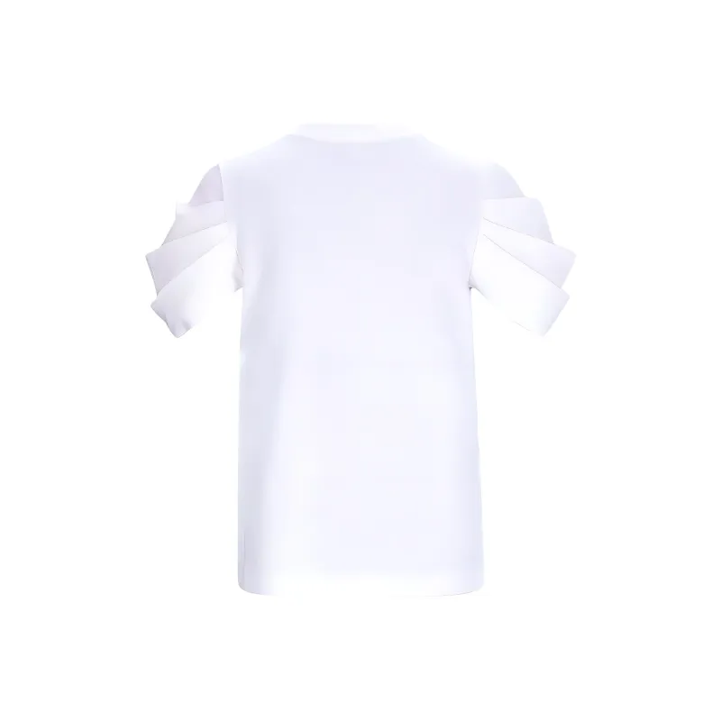 Alexander McQueen Smock Stitch-Detailed Crewneck T-Shirt-1